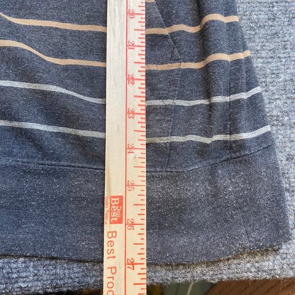 Hippy Tree Nomad Division Surf Stone Zip Up Light Hoodie Grey Pockets Men Small - Picture 8 of 9